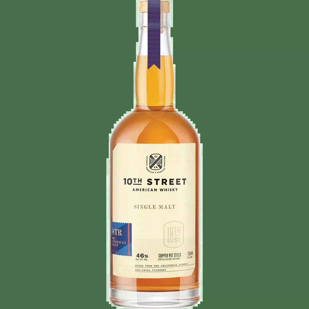 10th Street Unpeated Single Malt American Whiskey