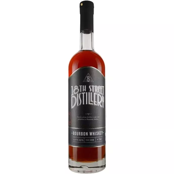 18th Street Bourbon 110 Proof Whiskey