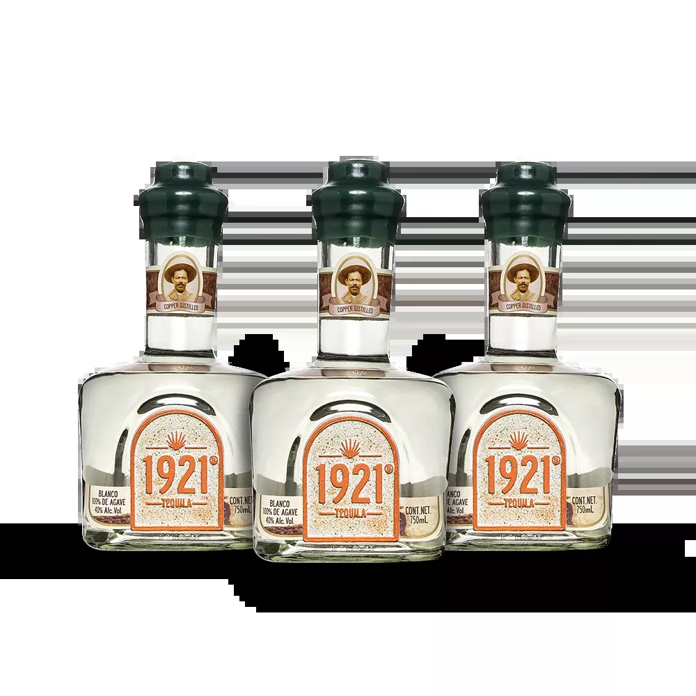 1921 Blanco Tequila (3) Bottle Bundle