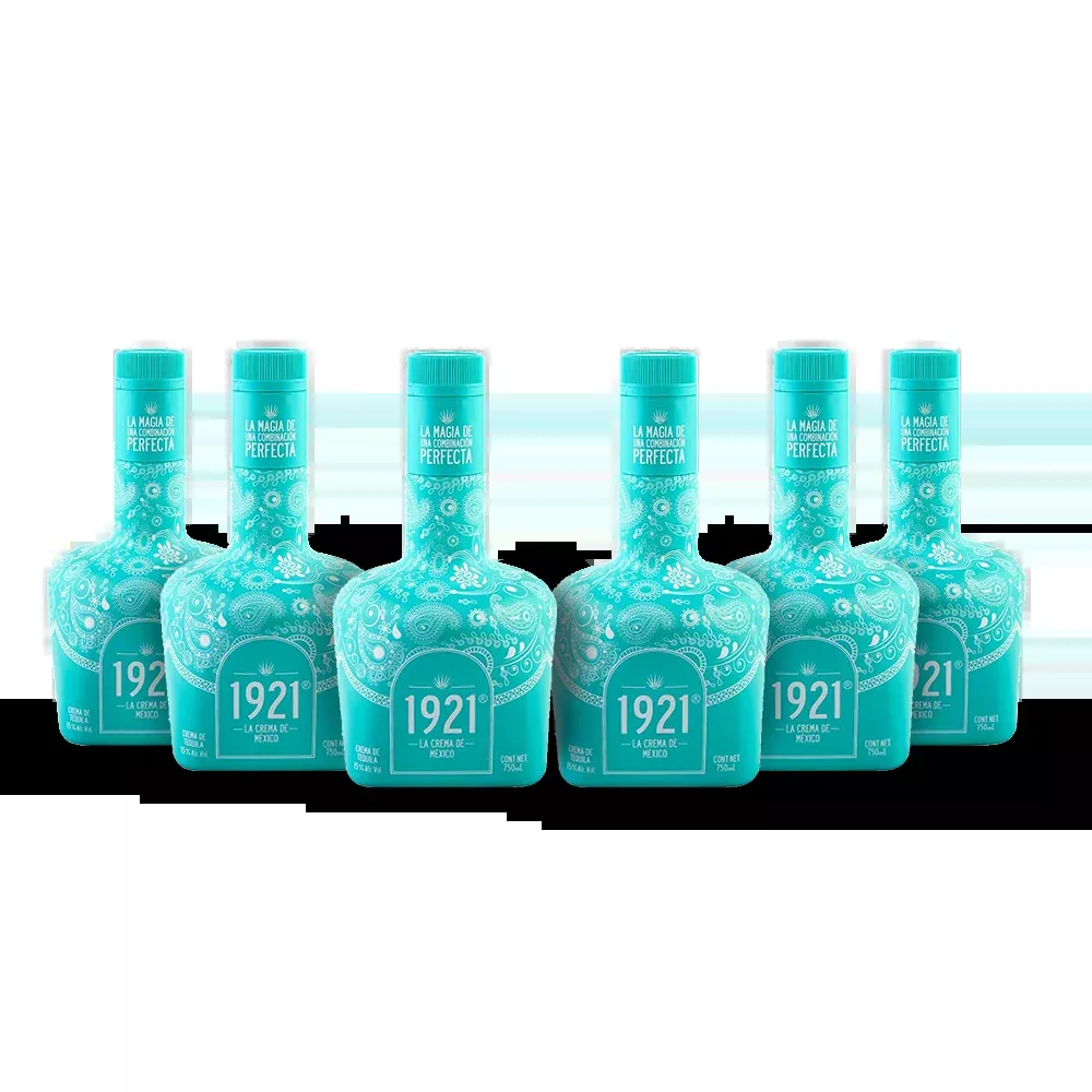 1921 Crema De Mexico Blue Tequila (6) Bottle Bundle