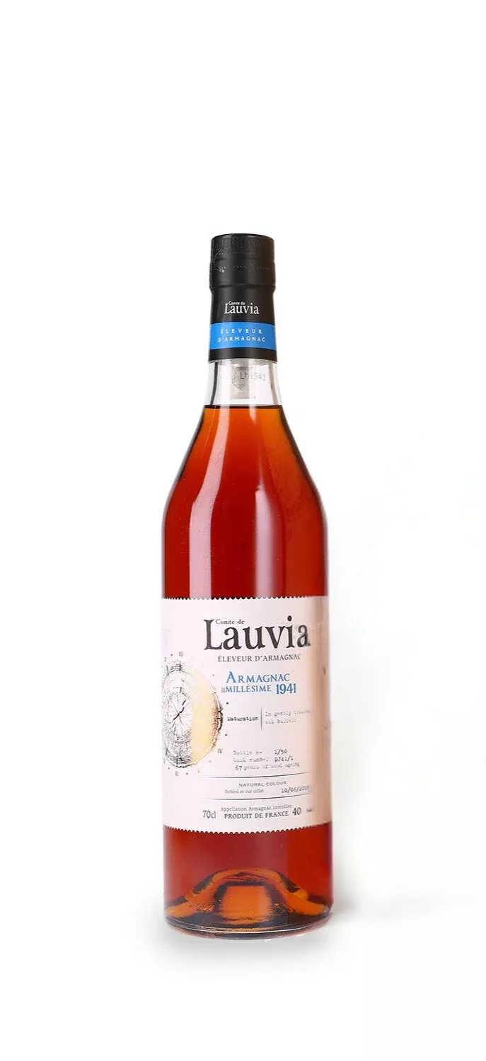 1941 Comte de Lauvia Vintage 67 Year Old Armagnac | 700ML
