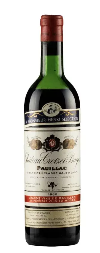 1966 | Château Croizet-Bages | Pauillac