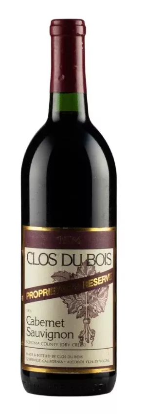 1974 | Clos du Bois | Proprietor's Reserve Cabernet Sauvignon