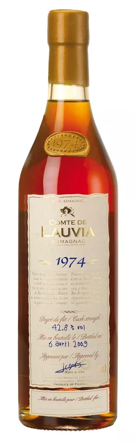 1974 Comte de Lauvia Vintage 35 Year Old Armagnac | 700ML