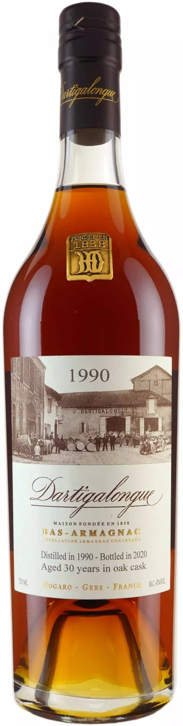 1990 Dartigalongue Vintage Bas Armagnac 750ml