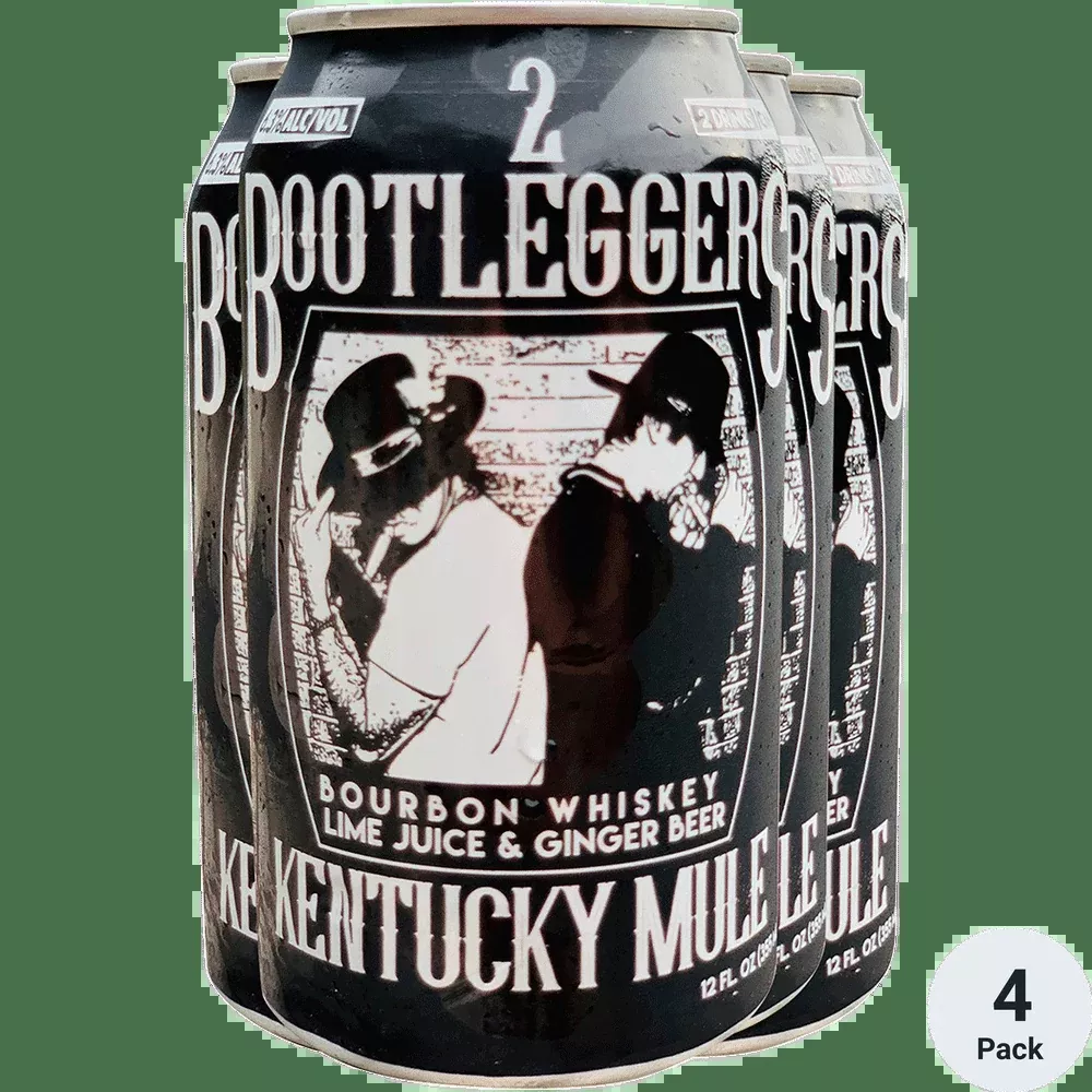 2 Bootleggers Kentucky Mule Ready To Drink Cocktail (4) Pack Cans
