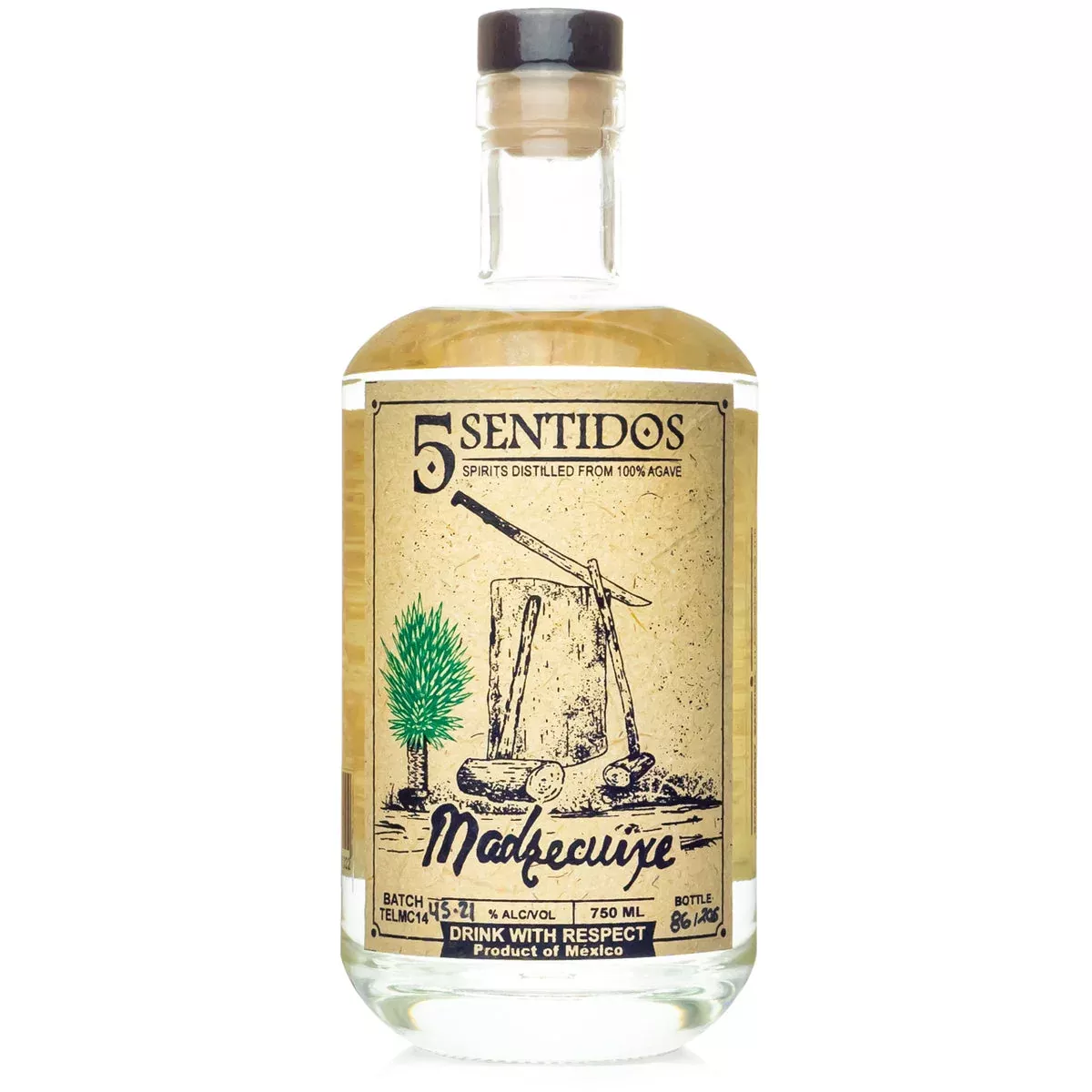 5 Sentidos Madrecuixe Mezcal