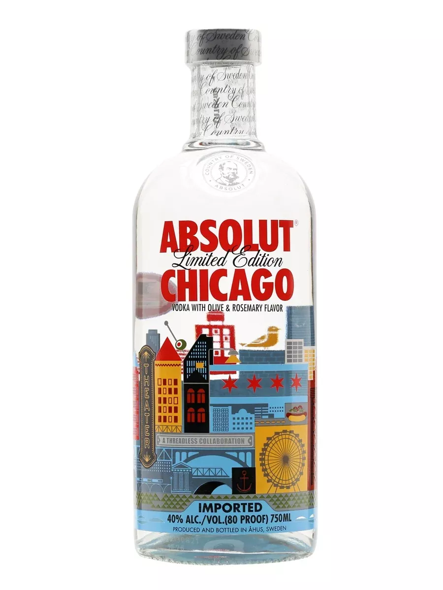 Absolut Chicago Limited Edition Vodka