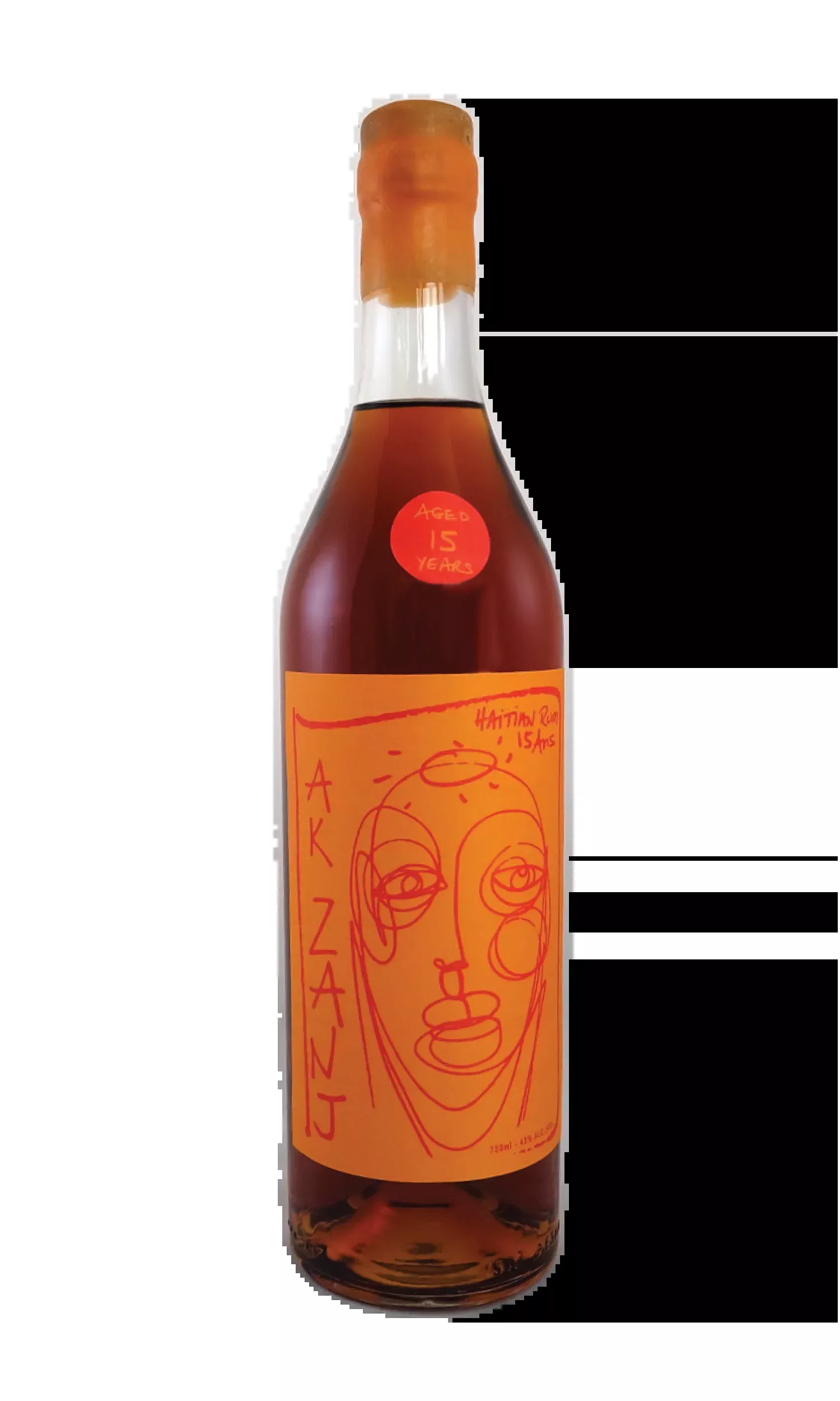 Ak Zanj 15 Year Old Haitian Rum 750ml
