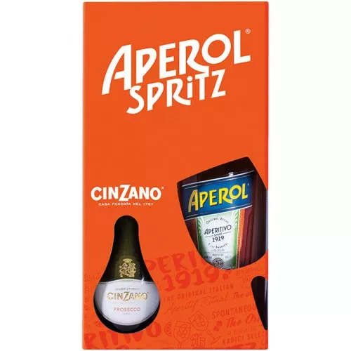 Aperol Cinzano Gift Set Liqueur