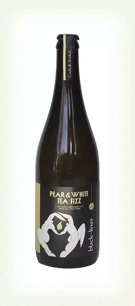 Black Lines Pear & White Tea Fizz Cocktail