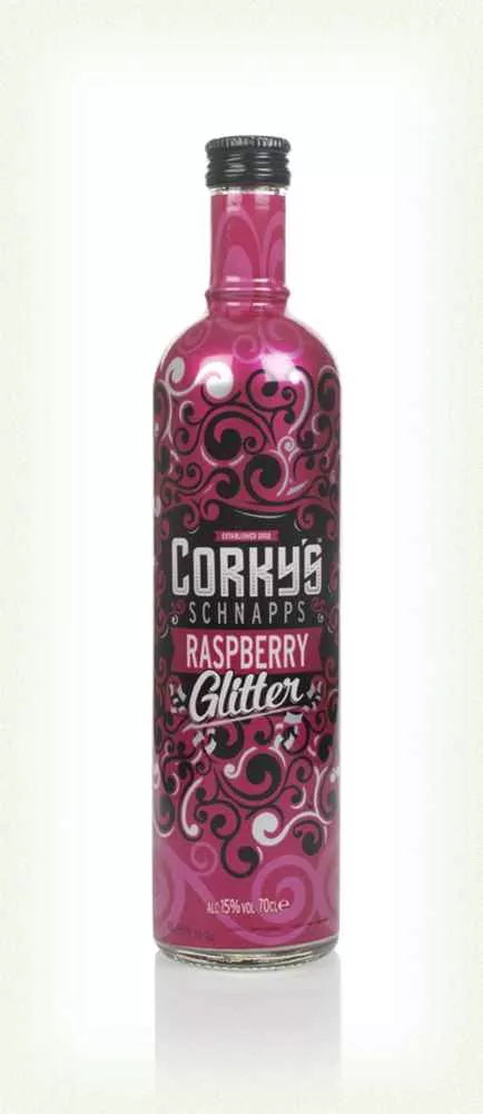 Corky's Raspberry Glitter Schnapps | 700ML