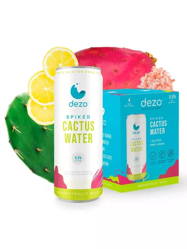 Dezo Spiked Cactus Water Cocktail | 4*355ML