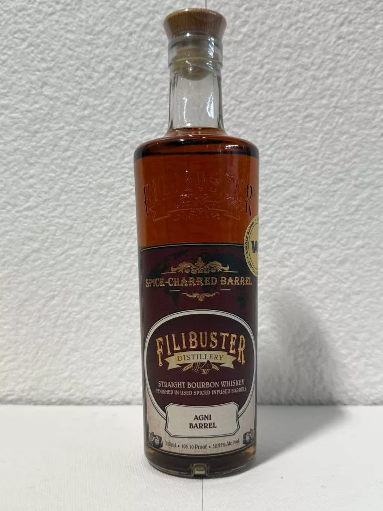 Filibuster Spice-Charred Agni Barrel Finished in Spiced-Infused Barrel