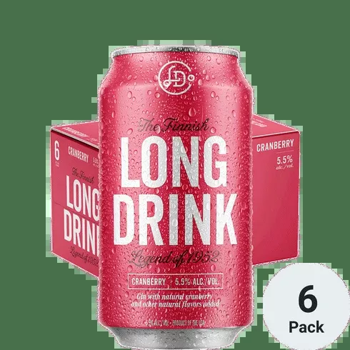 The Finnish Long Drink Cranberry Cocktail | 6pk-12oz Cans