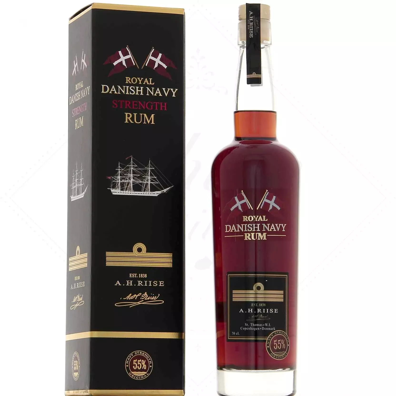 A.H. Riise Royal Danish Navy Strength Rum | 700ML