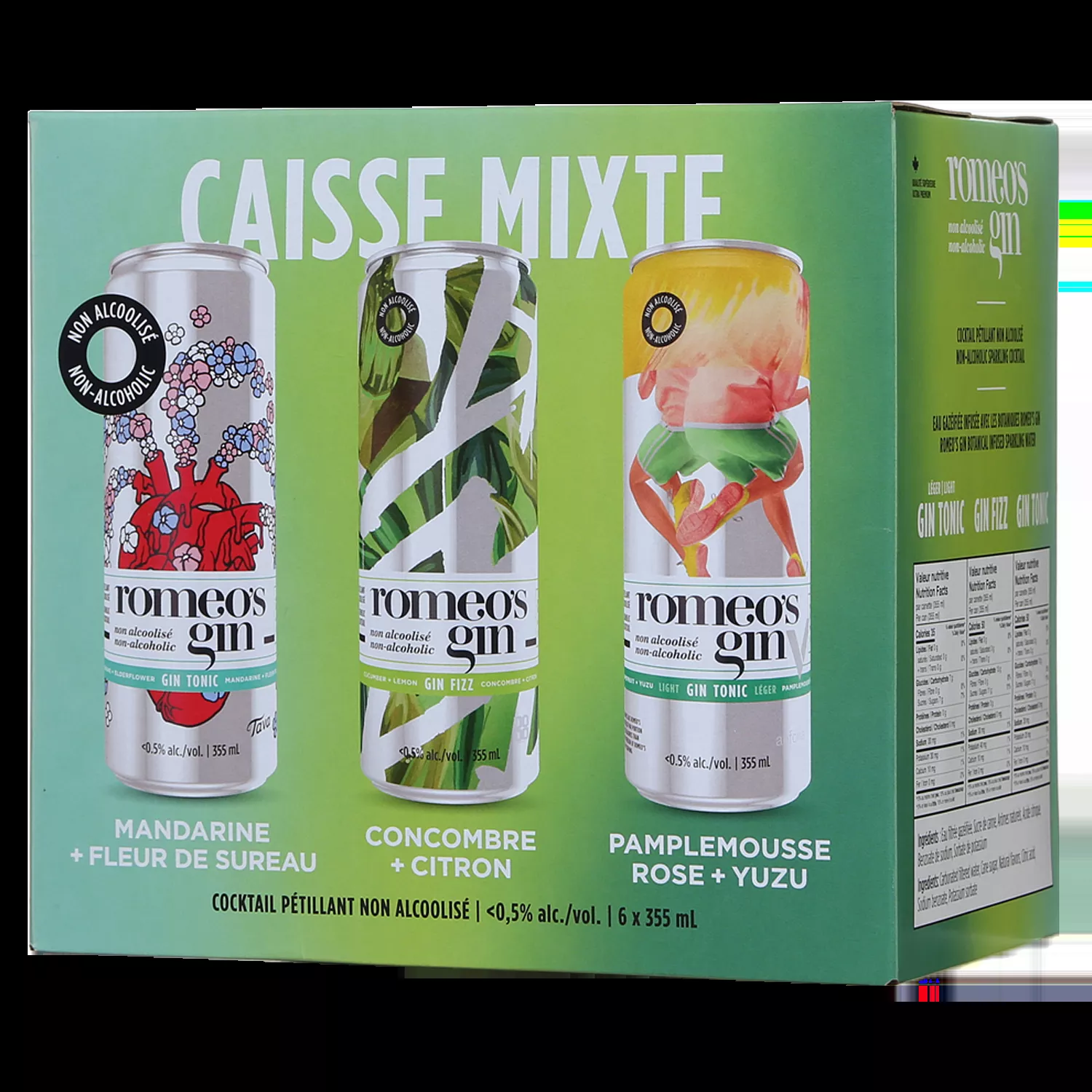 Romeo's Gin Mix Pack < 0.5%