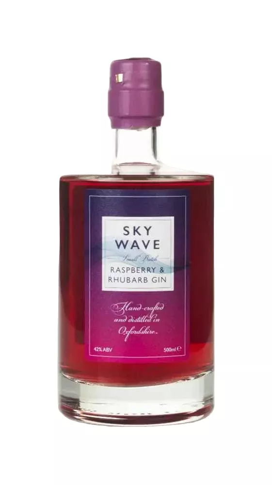 Sky Wave Raspberry & Rhubarb Flavoured Gin | 500ML