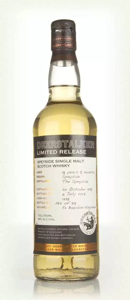 Speyside 18 Year Old 1998 (cask 1338) - Deerstalker Limited Release Single Malt Whiskey | 700ML