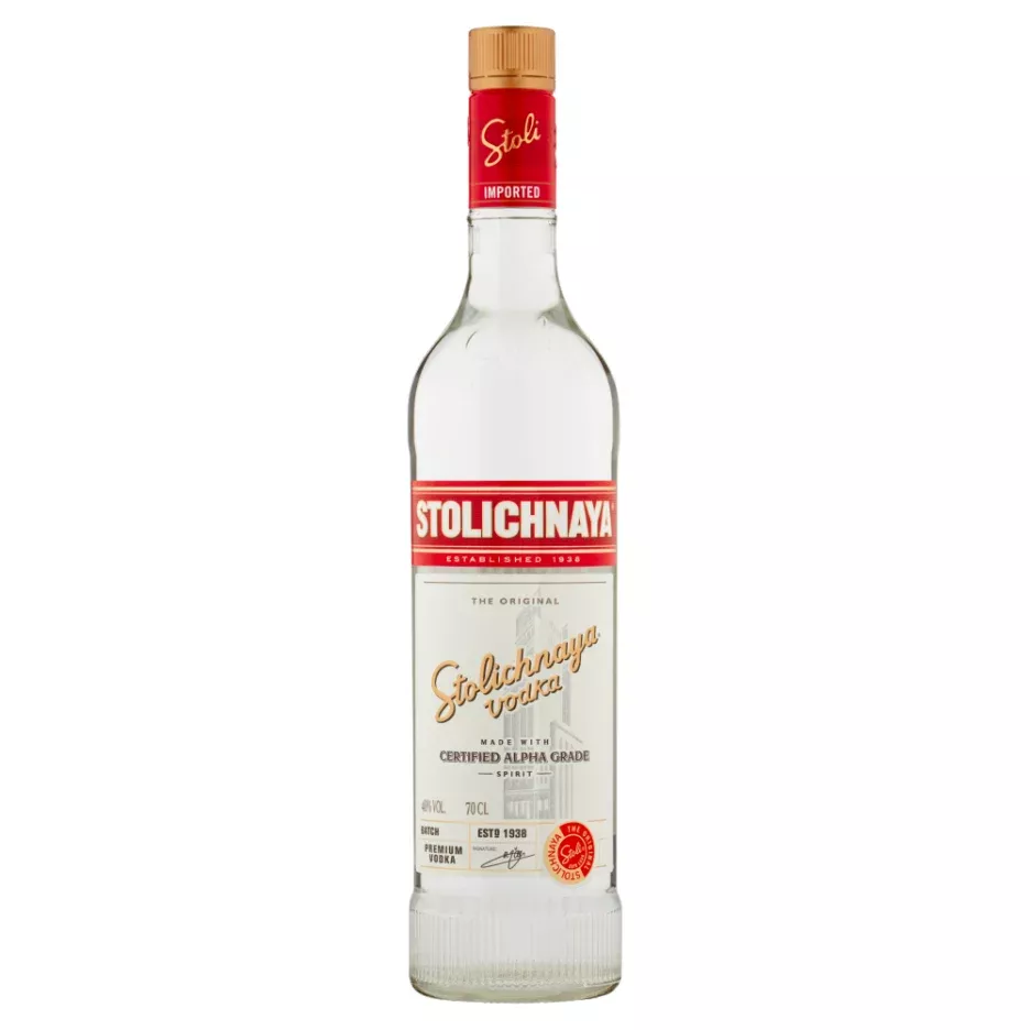 Stolichnaya Red Label Plain Vodka | 700ML