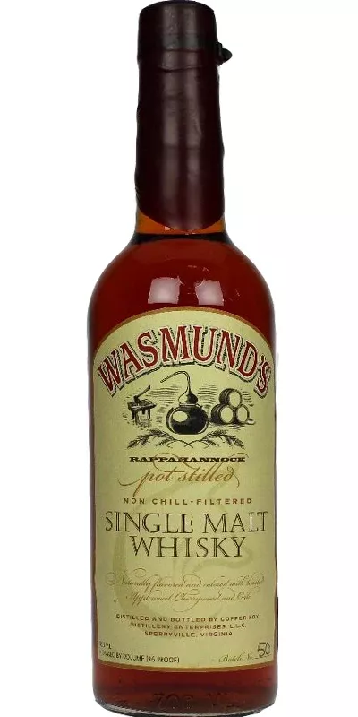 Wasmund’s Rappahannock’s Single Malt Whisky