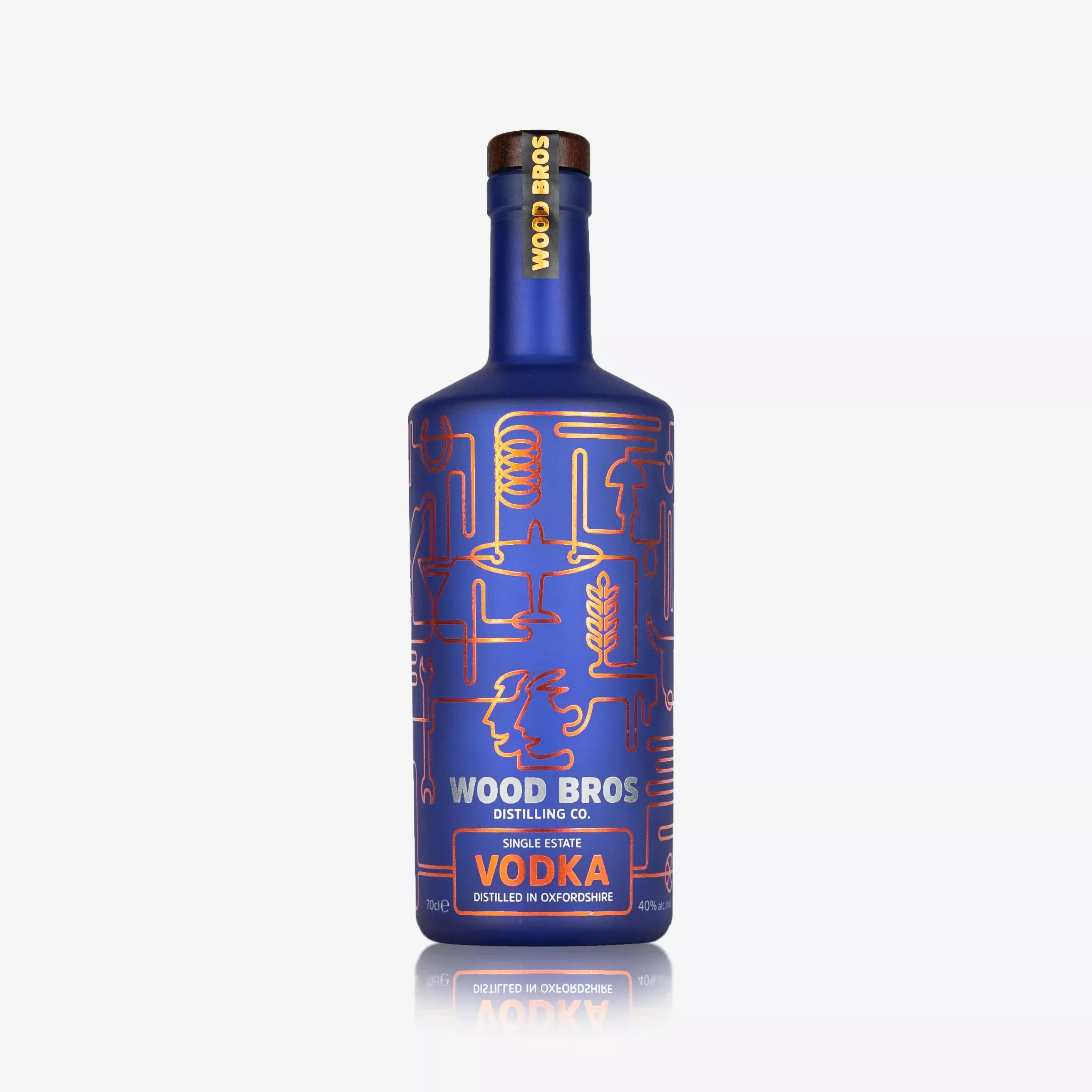 Wood Brothers Single Estate Plain Vodka | 700ML