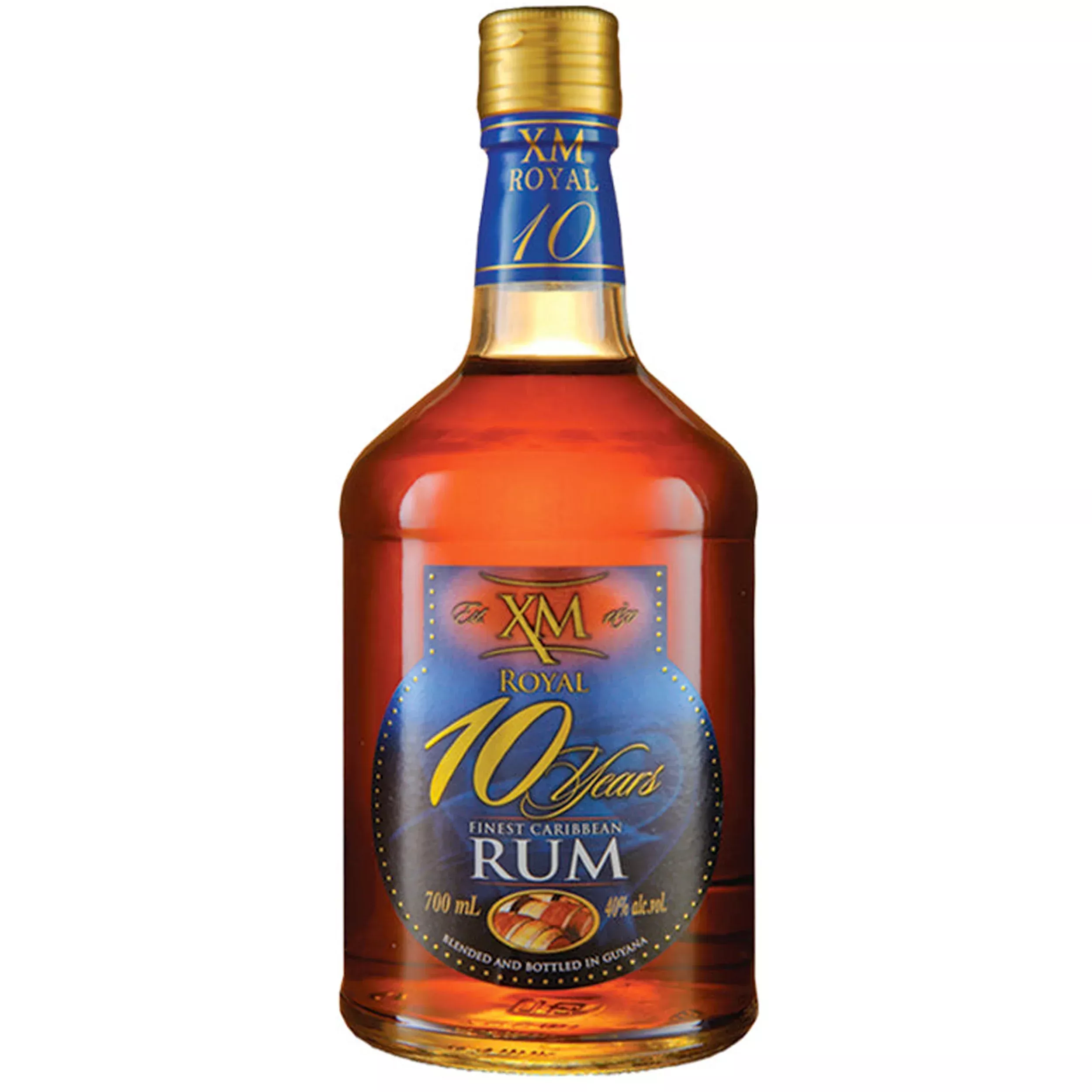 XM Royal 10 Year Old Finest Carribbean Rum | 700ML